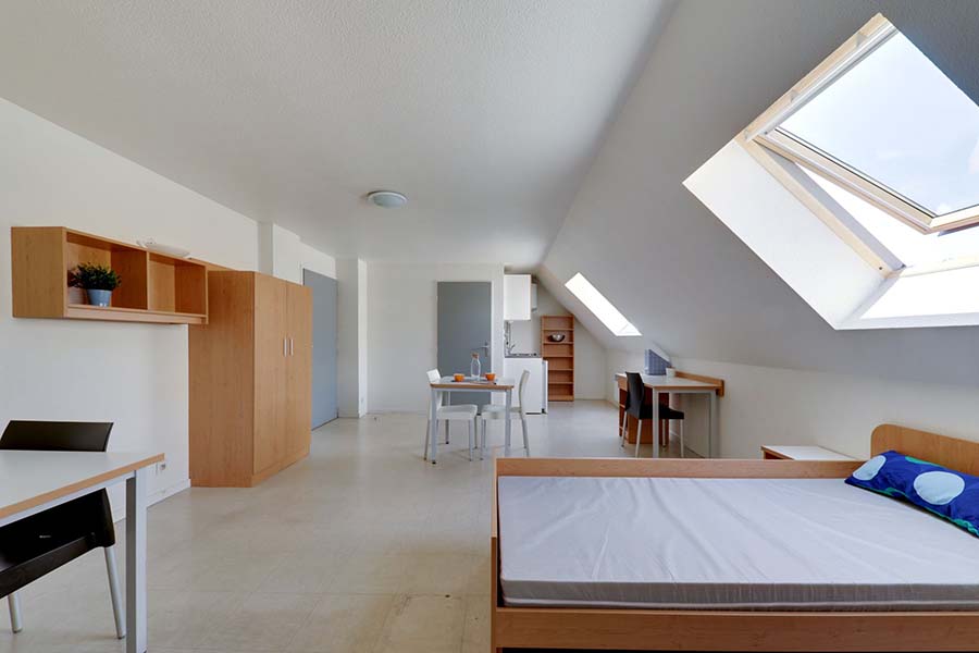 LOGIFAC résidence étudiante Anthoard Grenoble pièce principale