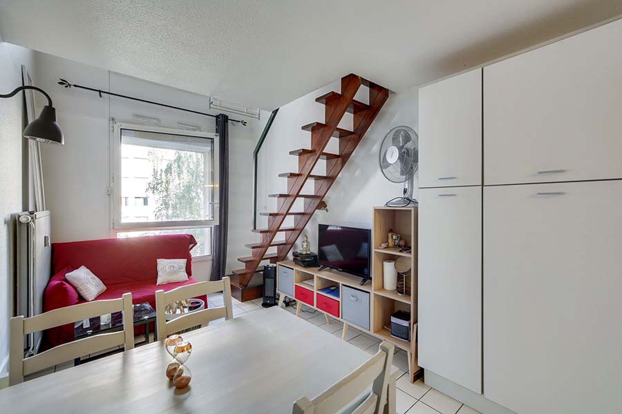 pièce principale résidence étudiante LOGIFAC Belles Lettres Lyon 7