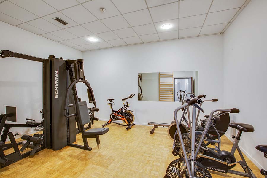 LOGIFAC résidence étudiante Porte de Montmartre vue Paris salle de sport