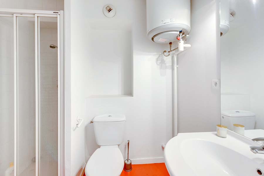 Salle de bain résidence étudiante LOGIFAC Rimbaud