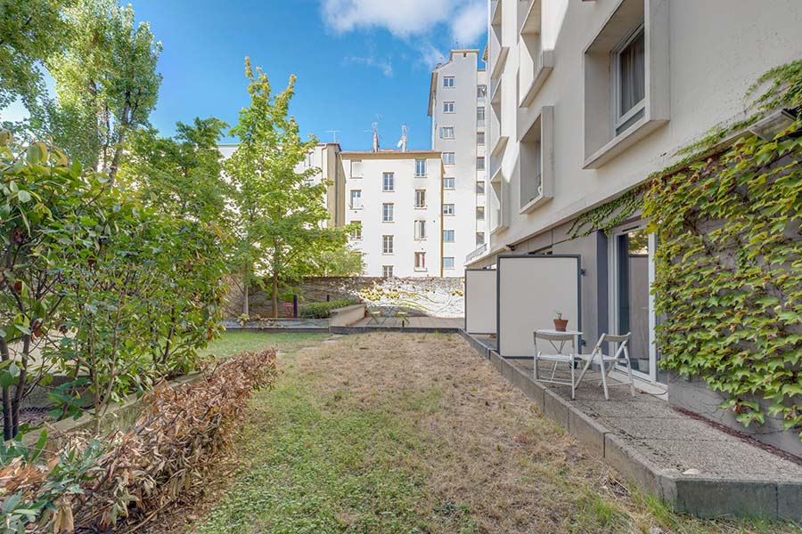 Terrasse résidence étudiante LOGIFAC Rimbaud