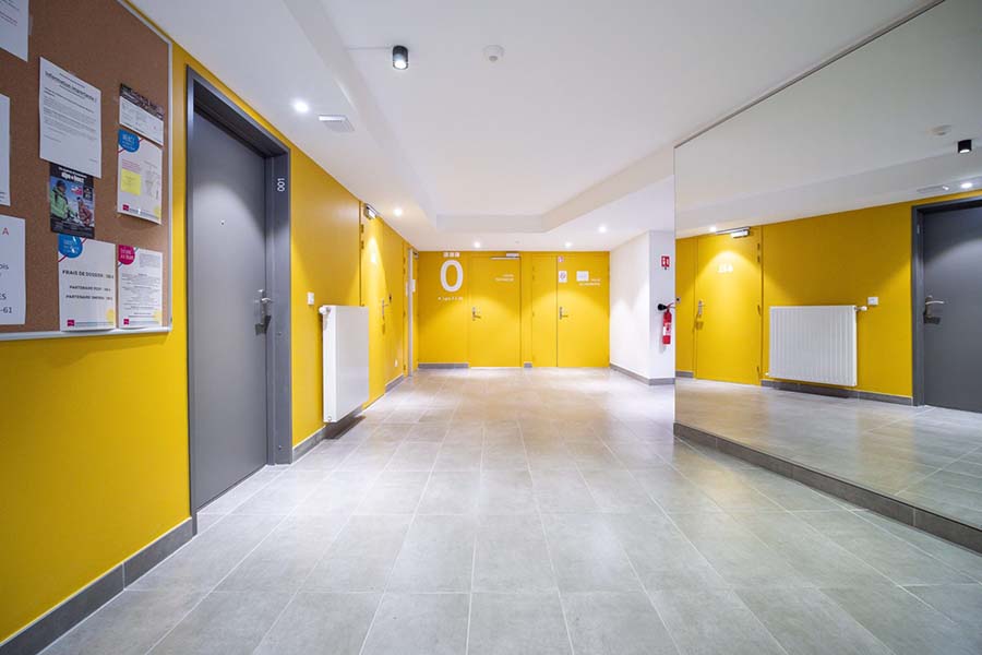 entrée saint etienne saint priest jarez residence etudiante logement logifac